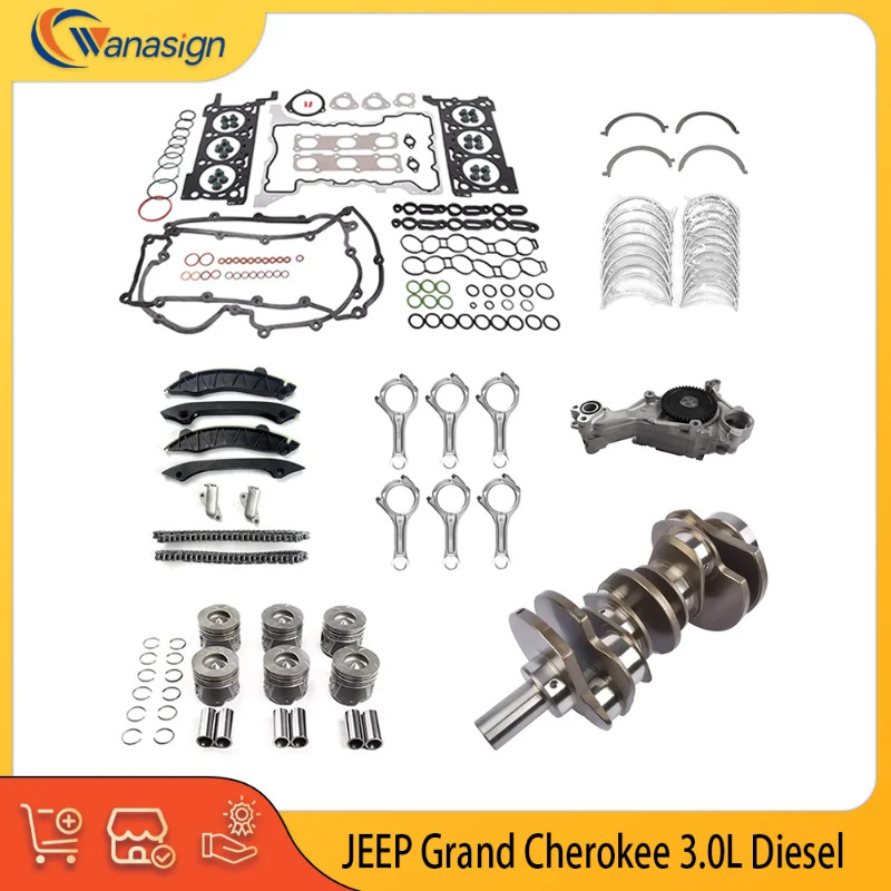 Auto Engine Parts Rebuild Kit Crankshaft Pump For Jeep Chrysler Ram 1500 3.0L 3.0T V6 DIESEL DOHC H