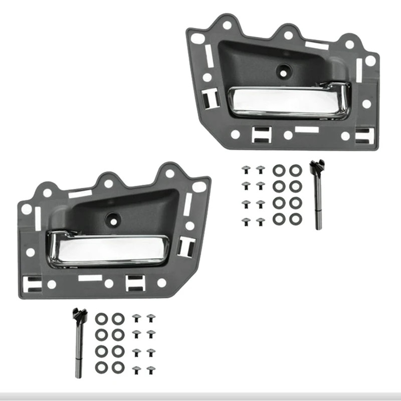 1Pair Front Left Right Inside Door Handle Trim Pull 1JV461J3AA 1JV471J3AA For Jeep Grand Cherokee 2