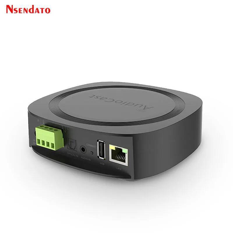 IEAST Audiocast AMP50 ไร้สาย WiFi และ BT V5.0 เครื่องขยายเสียง Multi room Audio Music Receiver อะแดป