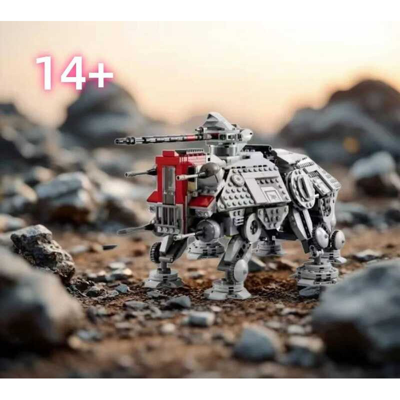C 1082Pcs At-Te Home Decor 75337 Model Ornament, Robot Character Display Decoration Gift