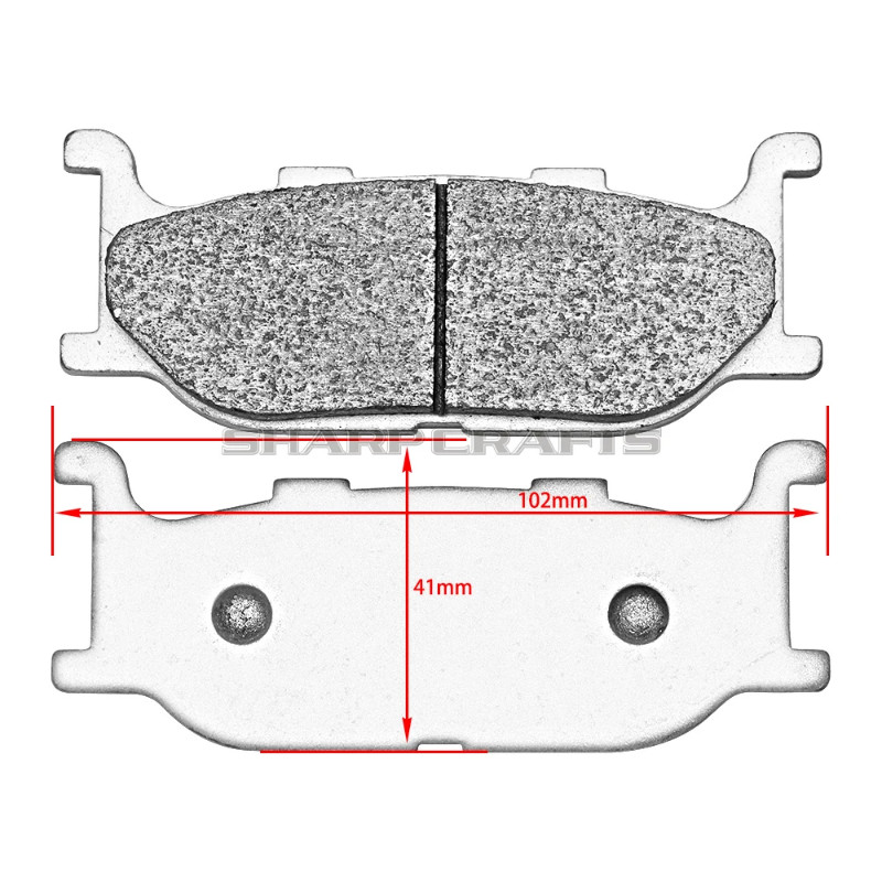 For YAMAHA XP500 XP 500 T-Max 500 Tmax500 2001 2002 2003 Motorcycle Metal Copper-Based Front or Rea