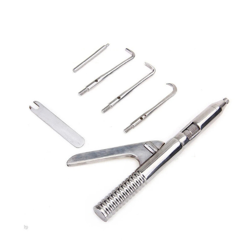 Dental Crown Remover Automatic / Manual Single handed Gun set Stainless Steel Dental Surgical Instr