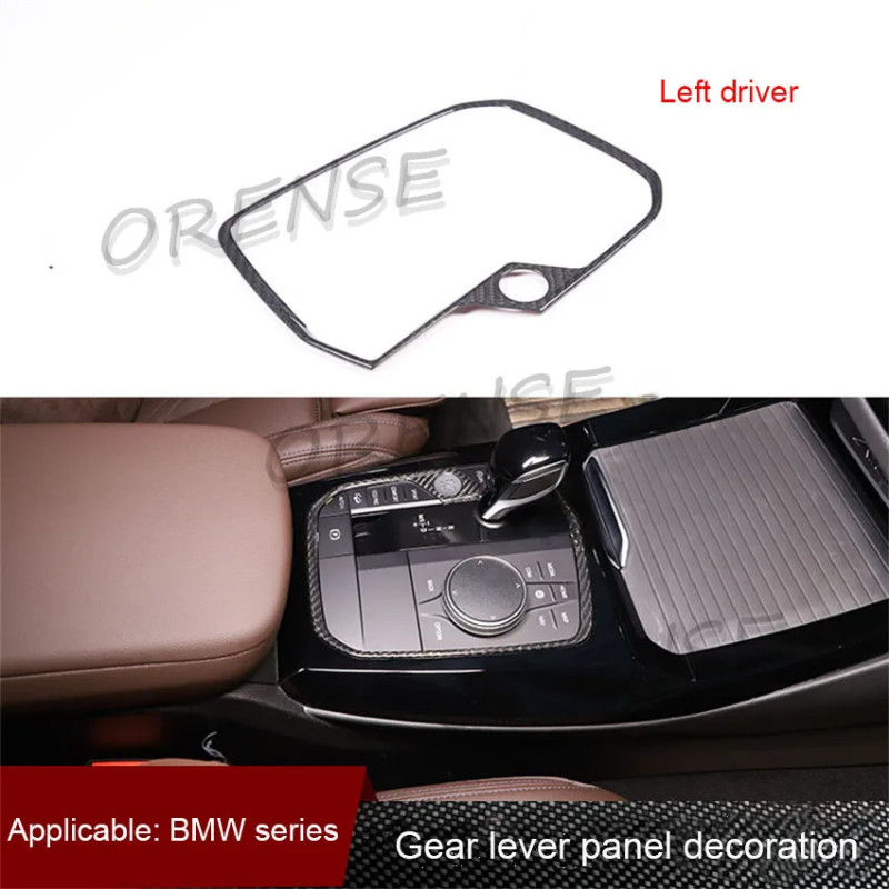 For 2019-2024 BMW Series X3 X4 X5 X6 X7 i3i4 M2 M4 M8 Real Carbon Fiber Car Central Control Shift P