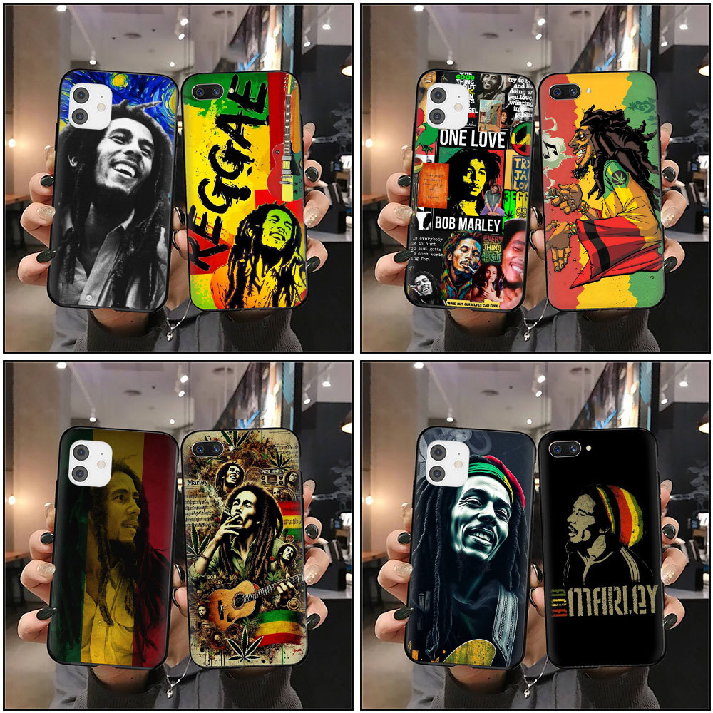 เคสโทรศัพท์ป้องกันการตก Xiaomi Mi 8 Lite 9 9T Pro A3 CC9E 10T Pro Pocophone F1 73Y3 Bob Marley เคสโท