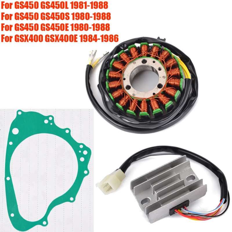 Regulator Rectifier Gasket Stator Coil For Suzuki GS 450 450L 450S 450E GSX 400 400E / GS450 GS450L