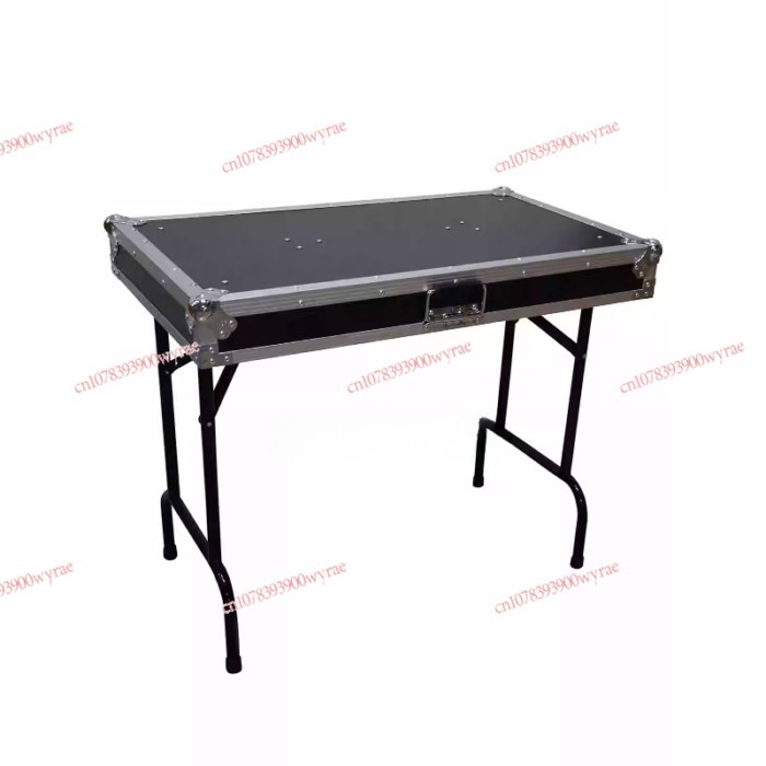 Portable DJ disc player stand, table, air cargo box, bar, MC table, avant-garde mixing table, table