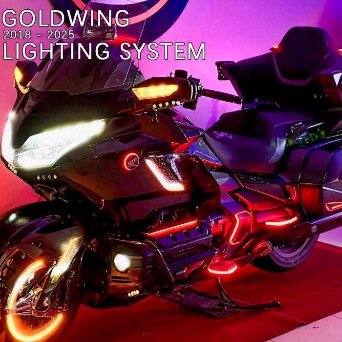 GOLDWING 2018 - 2025 Lighting Kit For HONDA GOLD WING GL1800 LED Lighting System Goldwing LED Decor