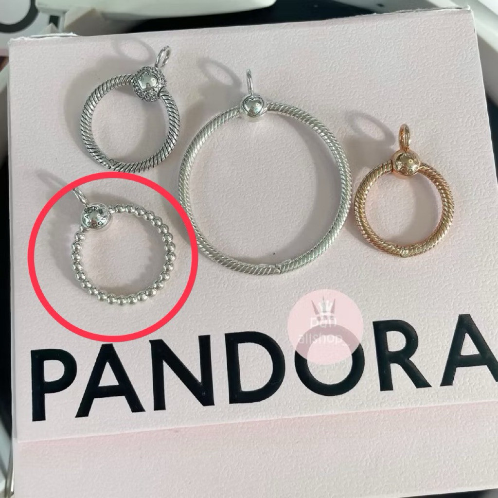 (ของแท้100%)Pandora silver o pendants สร้อยคอ