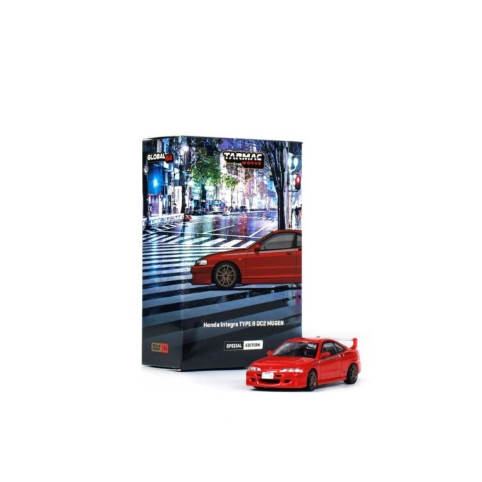 Ready Stock TW 1: 64 Honda Honda Mugen Integra Type-R DC2 โมเดลรถอัลลอย