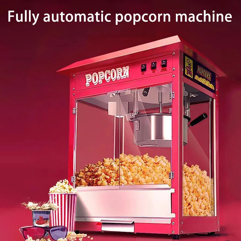 Commercial Popcorn Machine Automatic Electric Electric Popcorn Machine Butterfly Ball Popcorn Machi