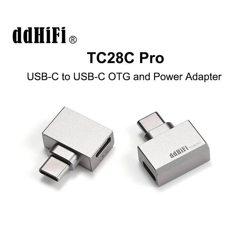 DD DDHiFi TC28C Pro USB-C to OTG Power Adapter สําหรับโทรศัพท์ Android iPad PC Iphone