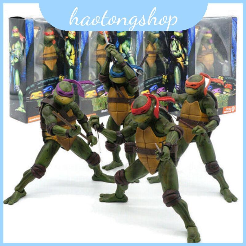 Pvc Quality High 7 "Neca Tmnt Action Toy Figures Model
