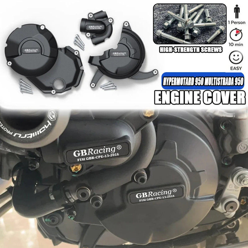 For DUCATI Motorcycle HYPERMOTARD 950, 950 SP, 950 RVE 2019-2023 MULTISTRADA 950 2019-2022 Engine P