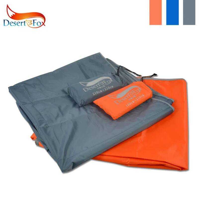C Desert&Fox Waterproof Tent Or Tarp Picnic Mat Ultralight Pocket Tent Footprints Beach Tarp With S