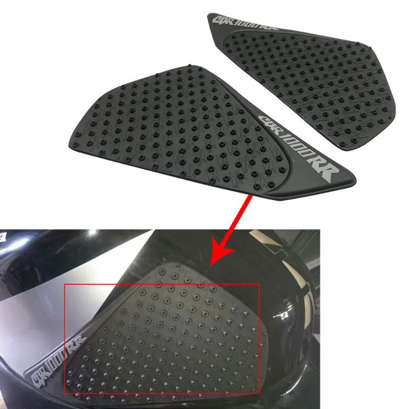For Honda CBR1000RR Motorcycle Tank Rubber Sticker Pad CBR 1000 RR 2004 2005 2006 2007 Side Tank Kn