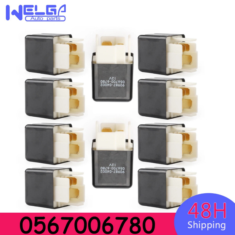 Car Accessories Relay Lexus Fan Cooling Motor 9098704002 0567006780 909870400283 For Toyota Camry C