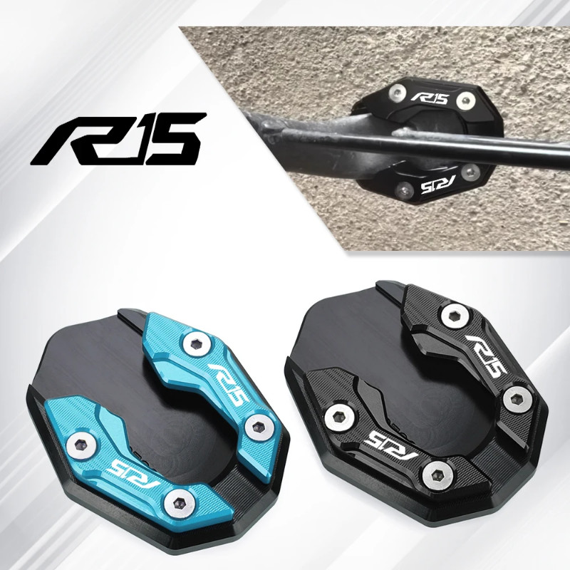 For Yamaha YZF R15 R15V3 R125 R15 V3 2015 - 2024 2025 Motorcycle Kickstand Foot Side Stand Extensio