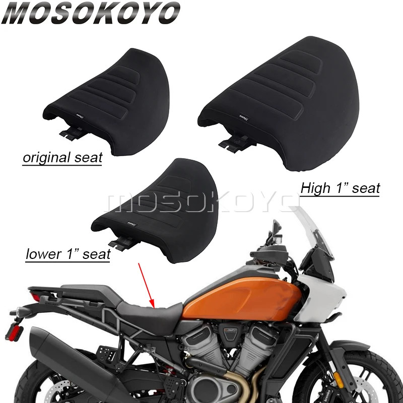 Motorcycle Front  Driver Seat For Harley Pan America 1250 RA1250 RA1250 S Adjustable Height Front L