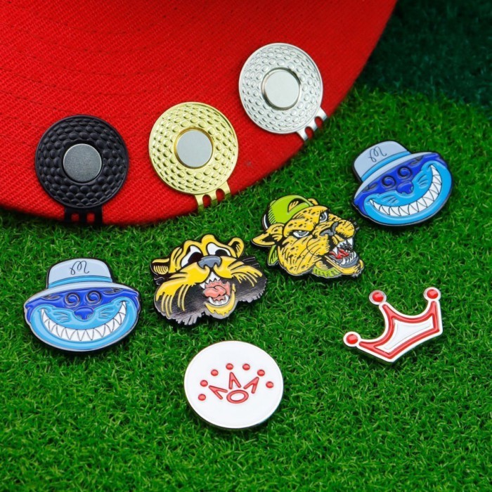 New Golf Magnetic Metal Mark Hat Clip, Golf Mark Green Ball Mark, Fan Accessories