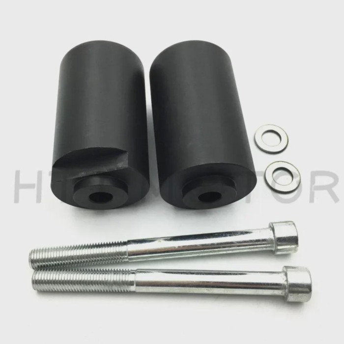 Motorcycle Parts for 2002-2003 Kawasaki ZX9R ZX-9R ZX 9R 02-03 Black No Cut Frame Slider Protector