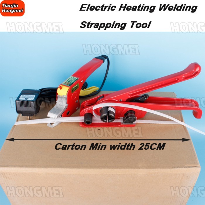 Manual Electric Plastic Strapping Banding Machine Packing Strap Baler Welding Box Packaging PP Band