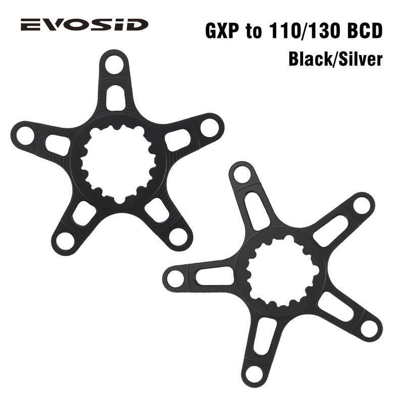 GXP อะแดปเตอร์แปลงจานหน้า เป็น 104BCD, ชิ้นส่วนแปลง 110BCD, อะแดปเตอร์จานหน้า 130BCD 104BCD,  1