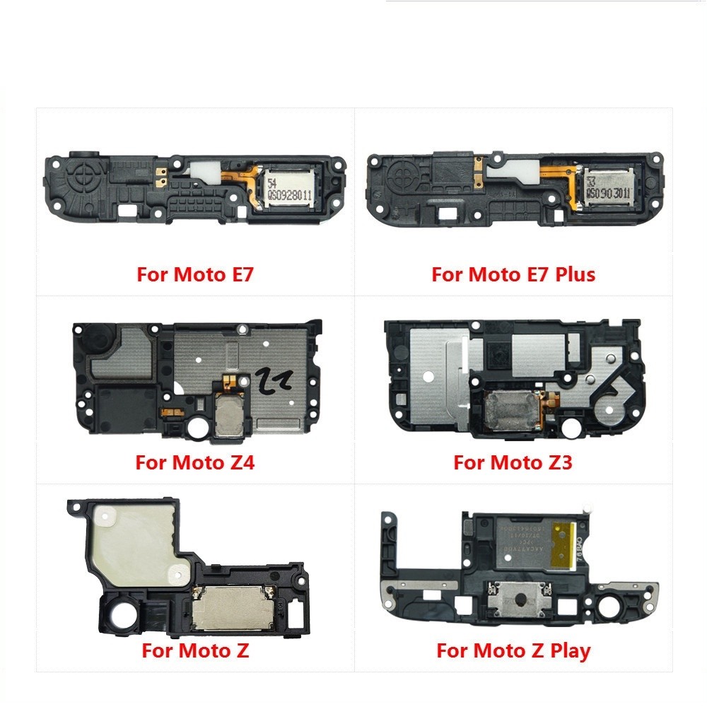หลักกลับ Buzzer Ringer ลําโพงลําโพง Flex สําหรับ Motorola Moto E7 Plus Z Z3 Z4 Play