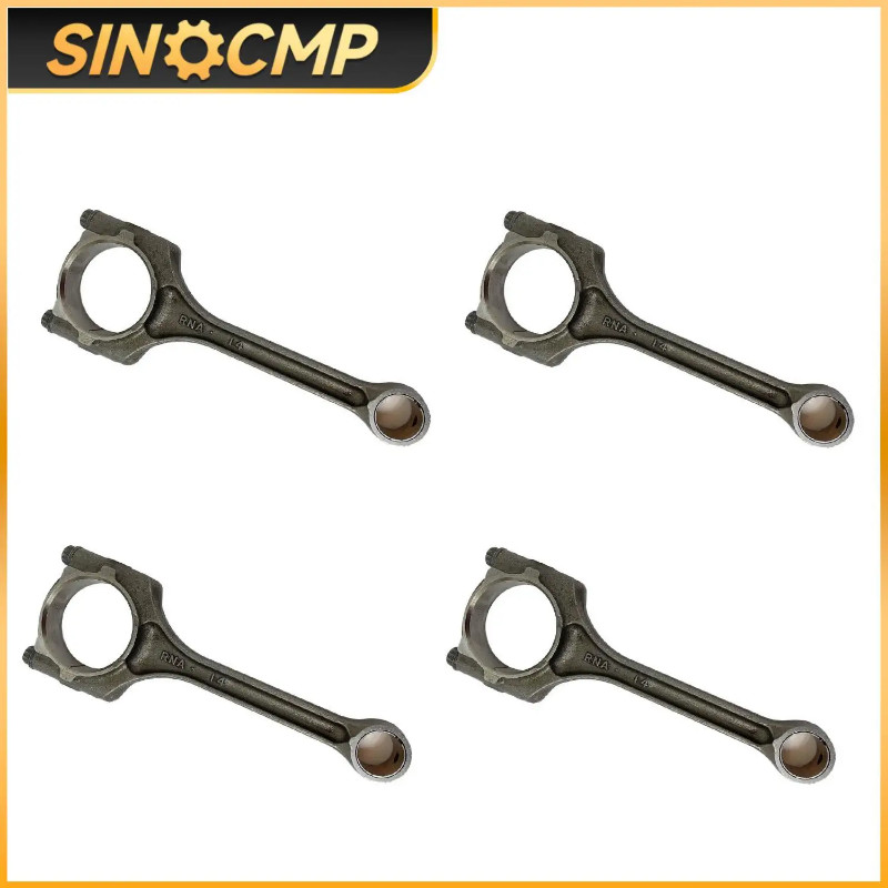 4pc Engine Connecting Rod For 06-15 Honda Civic 16-21 HR-V 1.8L R18ZH R18Z5 R18Z7 R18A1 R18Z2 R18Z6