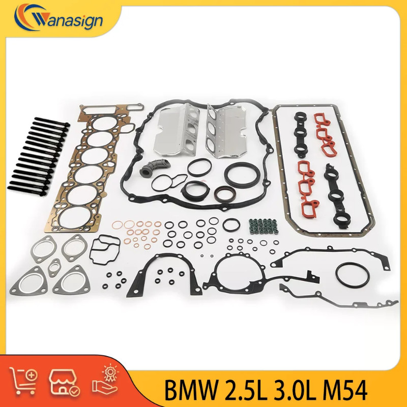 Auto Engine Parts Full Cylinder Head Gasket Set & Head Bolts Kit For BMW WIESMANN 3 5 7 X3 X5 Z4 MF