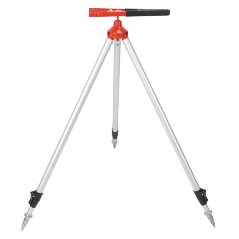 Alligator Clamp Survey Tripod with Clip Ball-And-Socket Head for Prism GPS Pole Rod Ranging Pole QP