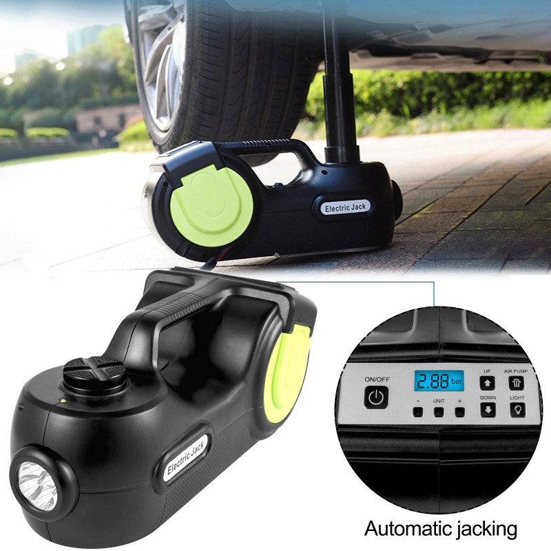 VEVOR Electric Car Jack 5T Car Jack Hydraulic, Electric Floor Jack with Electric Impact Wrench,Hydr