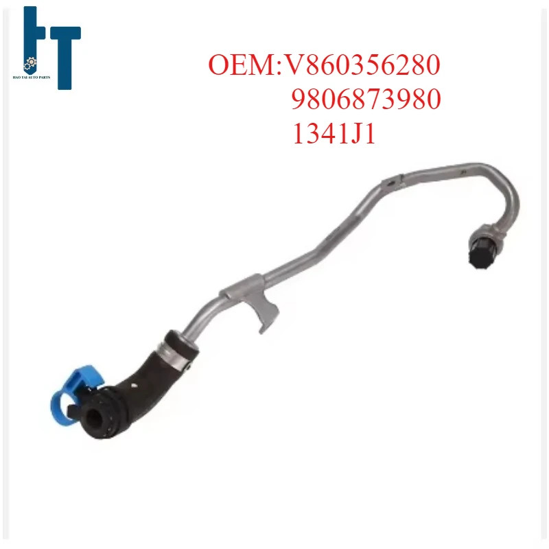 V860356280 9806873980 Water Pipe 1341J1 for Peugeot 3008 208 308 408 Citroen C4 C5 1.6T Auto Parts
