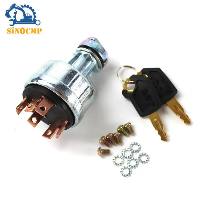 1Set Excavator Ignition Switch 7Y-3918  7Y3918 for CAT E320B 320B Excavator Replacement Parts with
