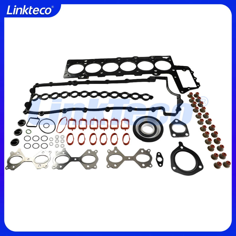 Engine part Cylinder head full gasket set Fit 3.0 T L6 Diesel M57D30A For 02-09 3.0T BMW 3 5 7 X3 X