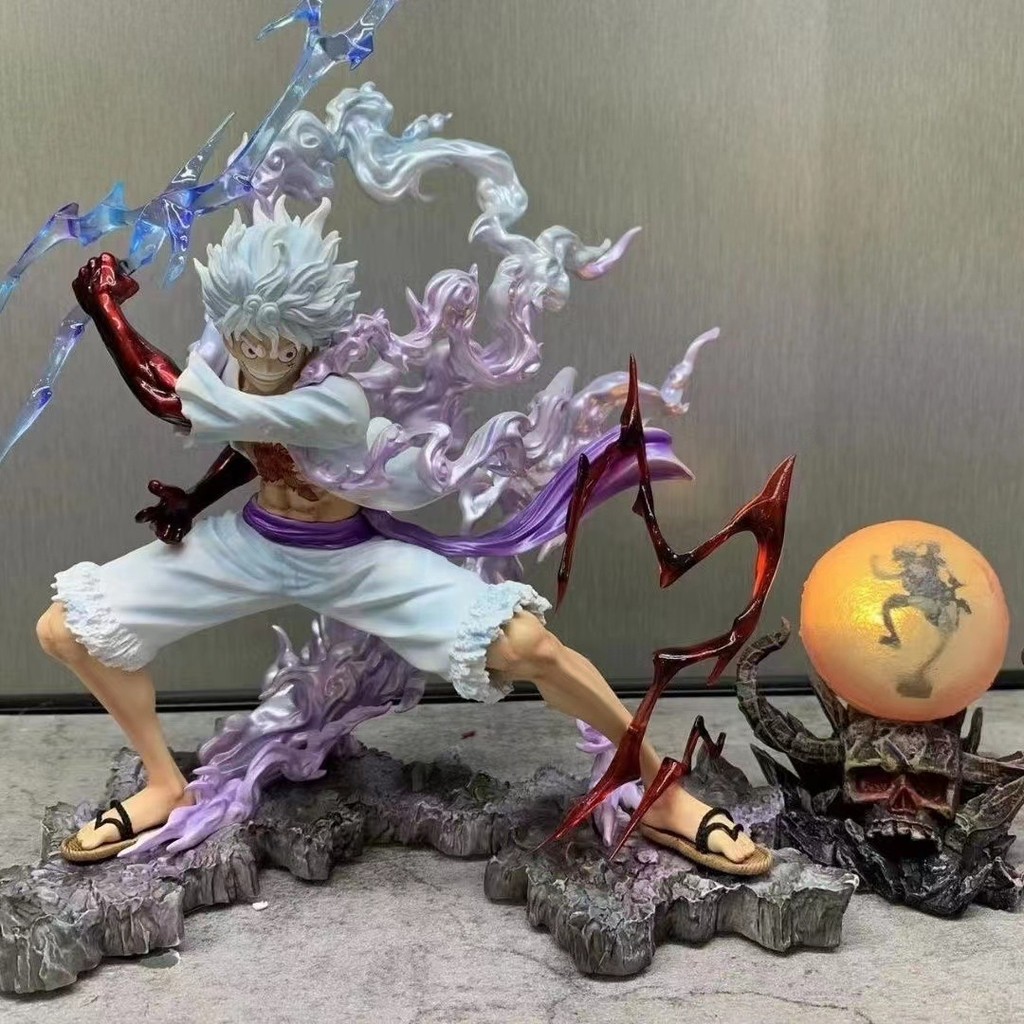 #ของเล่นและตุ๊กตา# One Piece Thunder Wink Nika Luffy Lightning Luffy Fifth Gear Sun God Nikaอะนิเมะ