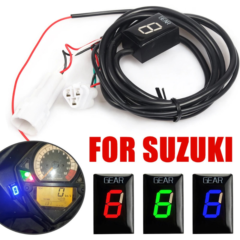 Gear Indicator FOR SUZUKI TL1000R TL1000S TL 1000 R S Inazuma250 Intruder250LC VZ1500 VLR1800 VZR18