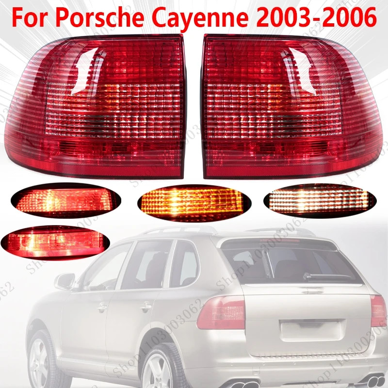 For Porsche Cayenne 2003 2004 2005 2006 Car Rear Bumper Tail Light Brake Light Rear Headlight 95563
