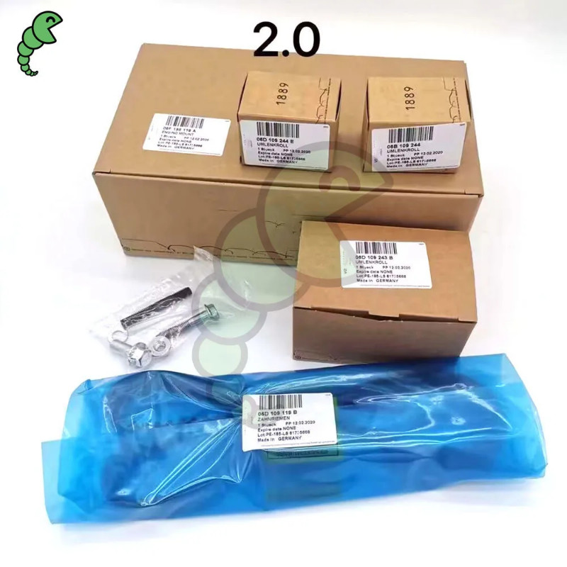 06B109244 Timing Belt Kit Engine Water Pump Chain Tensioner 06F198119B 06D109119B 06D109244E 06D109