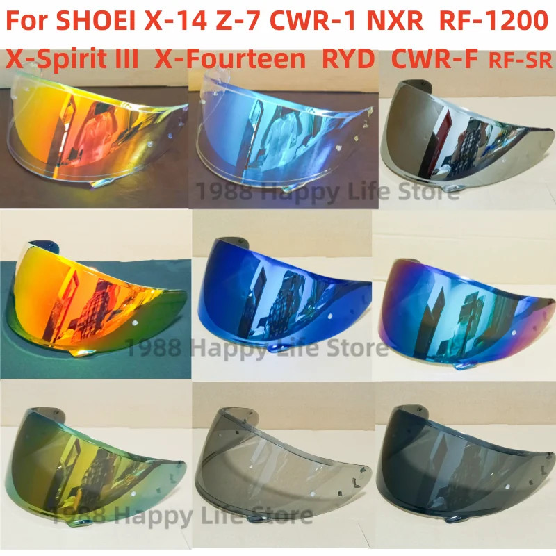 Helmet Visor for SHOEI X14 X-14 Z7 Z-7 CWR-1 CWR1 NXR RF-1200 RF1200 X-Spirit3 X-Spirit III X-Fourt