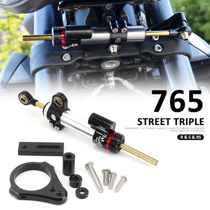 For Street Triple 765RS 765 RS STREET TRIPLE 765S 765R 765 S R New Damper Shock Absorber Stabilizer