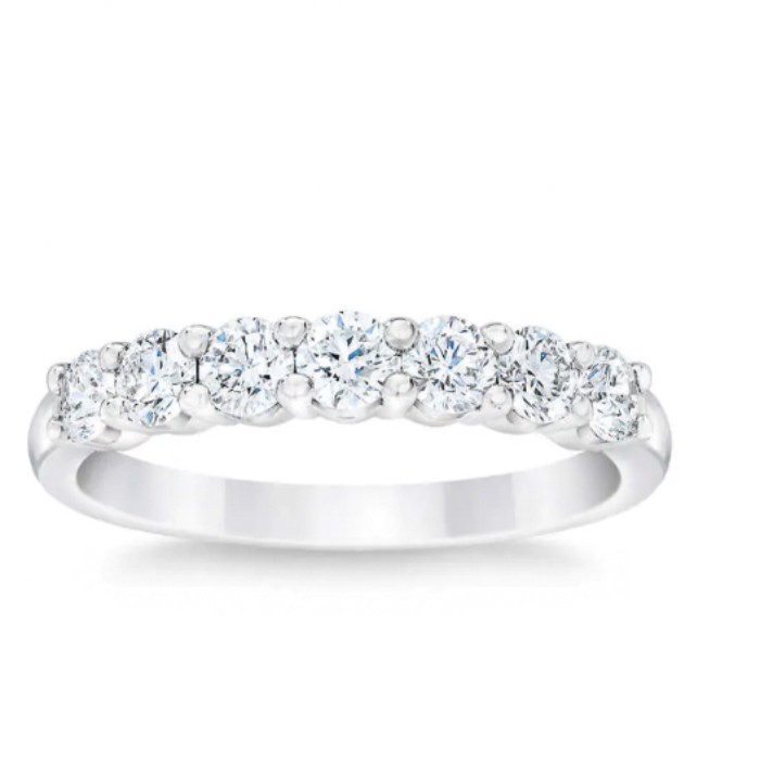 แหวนเพชร Lab Grown Diamond Ring 0.7 ct - เพชรรูปกลม- ทองคำ 9K (White Gold 9K)