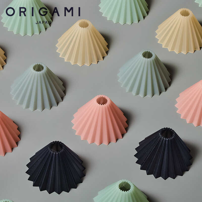ญี่ปุ่น Origami เรซิ่น Origami ถ้วยกรอง Air Hand Brew กาแฟ Conical V60 เค้กถ้วยกรอง