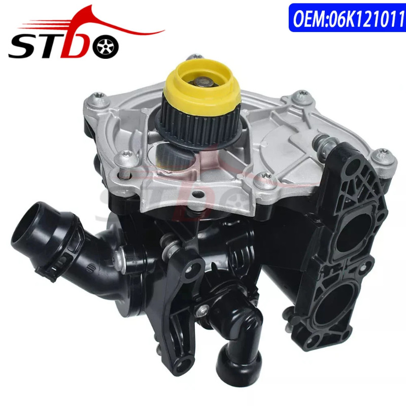 New 06K121011H 06L121111H EA888 Thermostat Housing Water Pump For AUDI A3 A4 A5 A6 A7 A8 Q5 Q7 TT 1