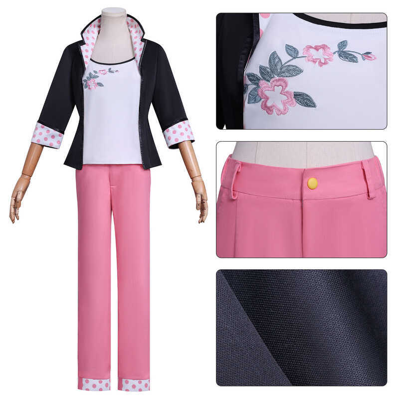 คอสเพลย์ Ladybug Girl สีชมพูกางเกง จากเรื่อง Miraculous Ladybug ซีซั่น 6