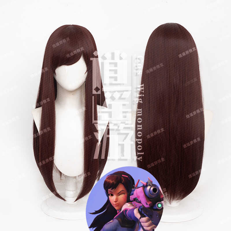 วิกผมนาฬิกา Pioneer จำลองหนังศีรษะมนุษย์ สำหรับคอสเพลย์ตัวละคร D.Va