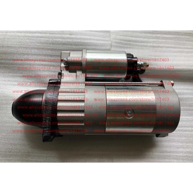 QDJ138C Starter , gear-reduction , 12V , Yangdong / Laidong Parts , QDJ 138C , Y380T / Y385T / LL38