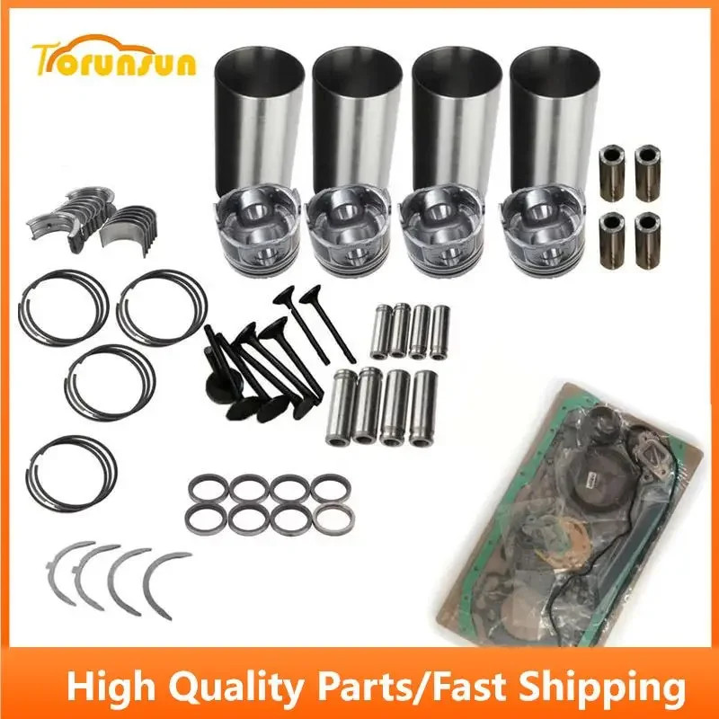 New Overhaul Rebuild Kit For Komatsu D20A-6 D21A-6 D21S-6 Dozer 4D95S-W-1 Engine