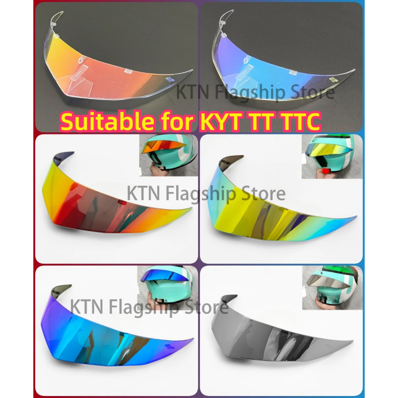 Suitable for KYT TT TTC helmet tail spoiler full helmet modification dedicated large tail parts and