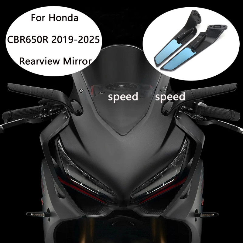 For Honda CBR 650R CBR 650 R CBR650R 2019-2025 Motorcycle Accessories Mirror Wind Wing Adjustable R