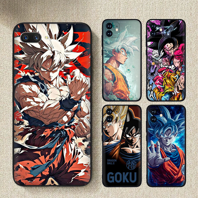 OPPO A5S A3S A12E A37 A39 A57 A7 2018 A59 F1S F3 A83 A1K R9 R9S เคสโทรศัพท์ 6K2F Dragon Ball Z สีดํา